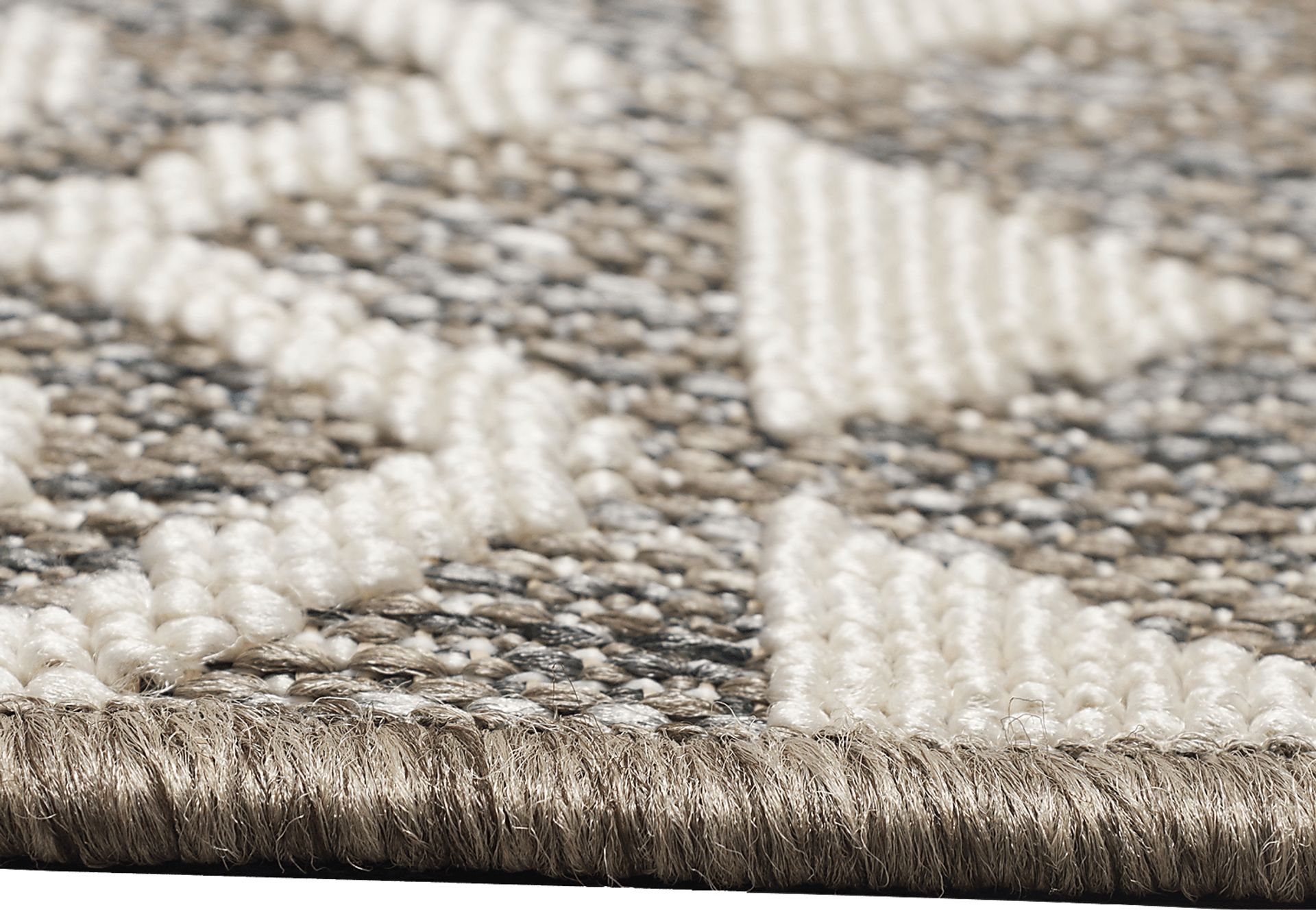 Sherrich Gray 7'10 x 9'10 Indoor/Outdoor Rug - Image 8