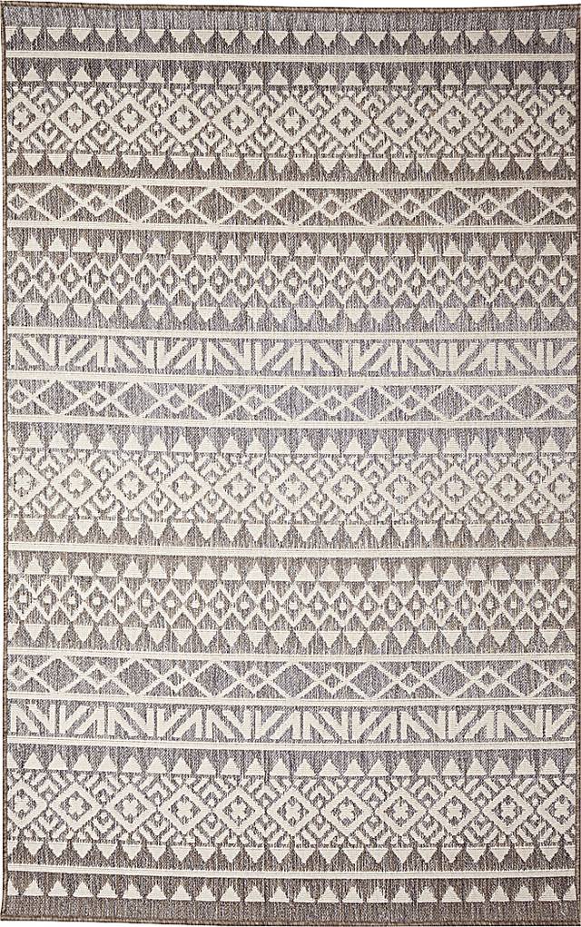 Sherrich Gray 7'10 x 9'10 Indoor/Outdoor Rug - Thumbnail - Image 1