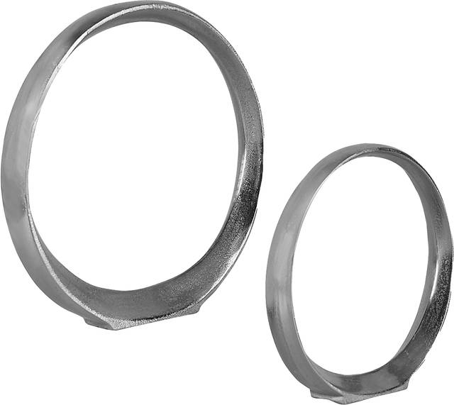 Sherringham Silver Sculpture, Set of 2 - Thumbnail - Image 1