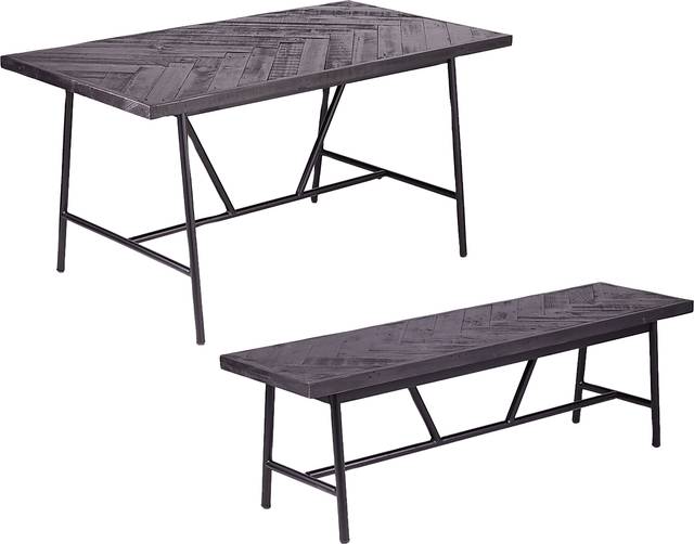 Sherrlyn Black 2 pc Dining Set - Thumbnail - Image 1