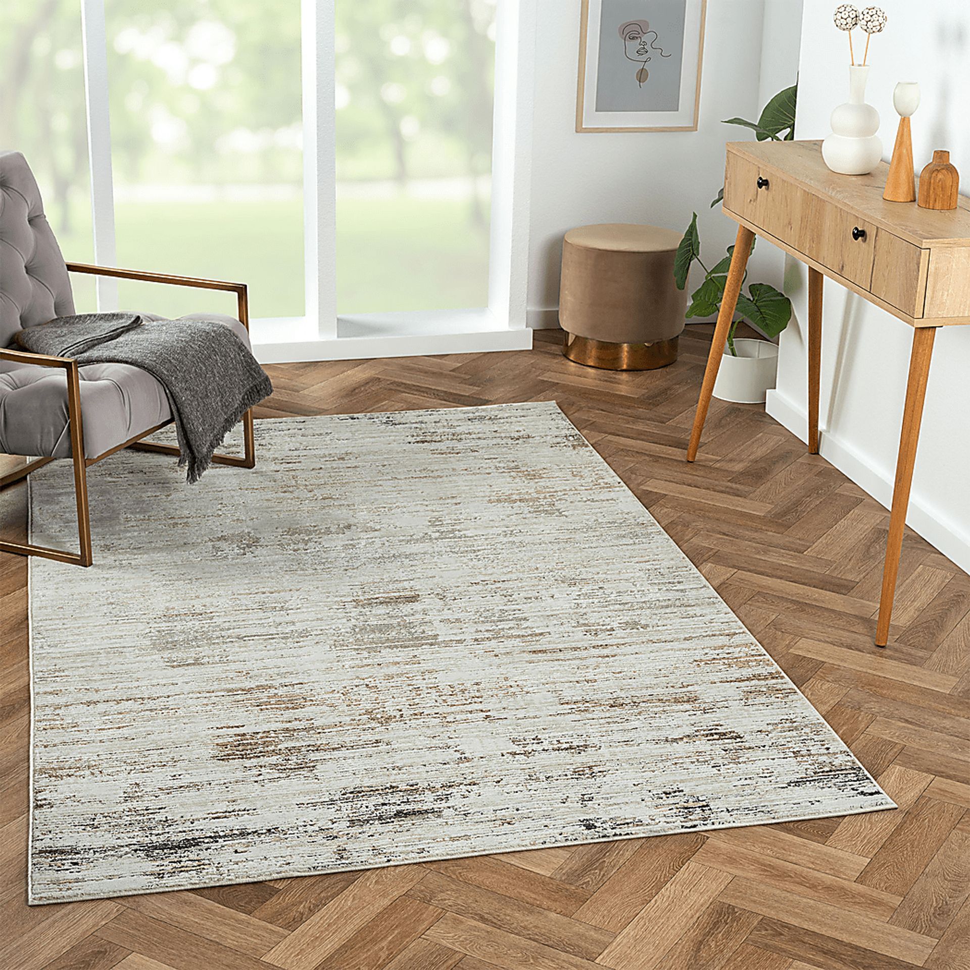 Sherstino Gray/Multi 5' x 7'11 Rug - Image 2