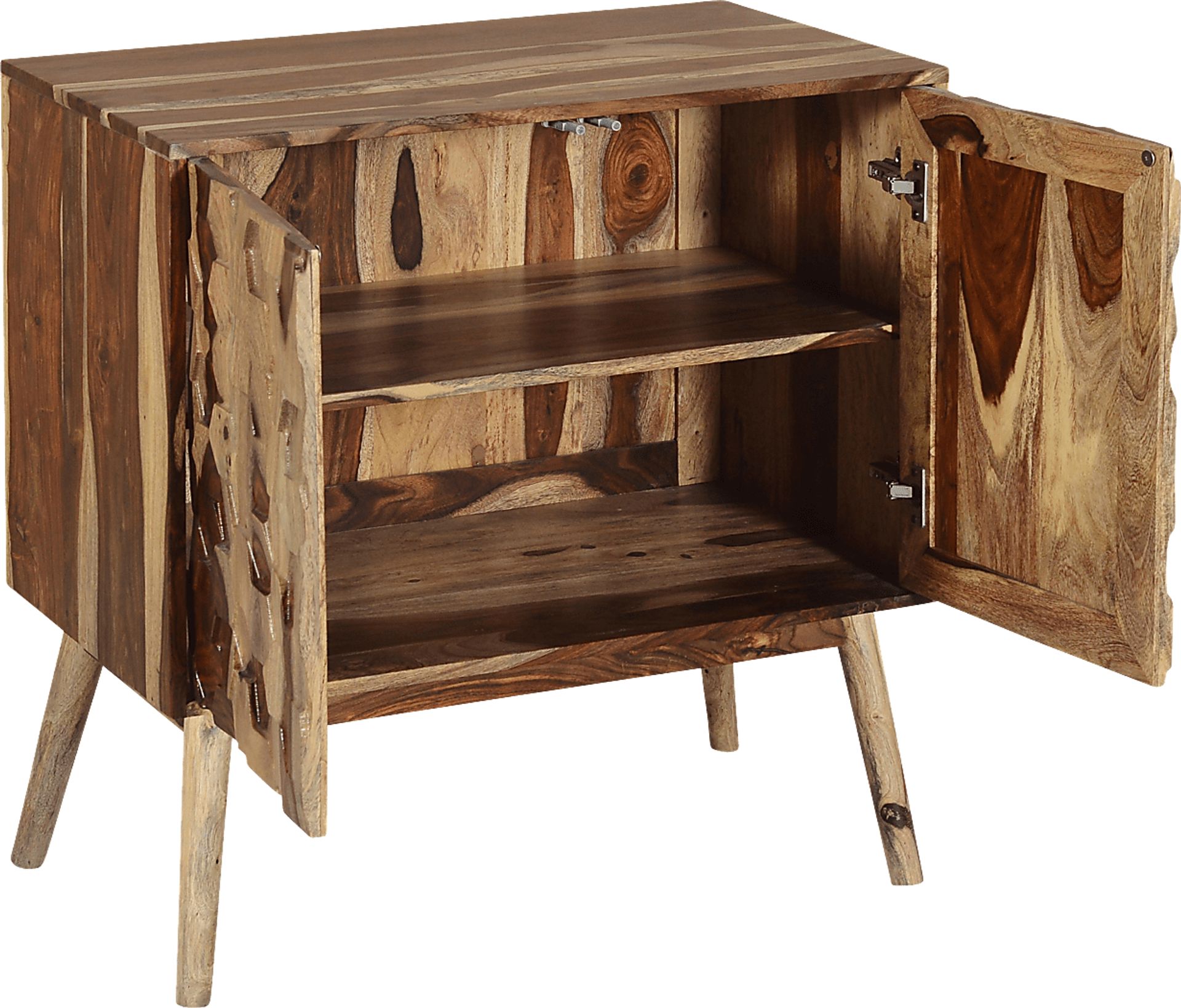 Sherwsburry Brown Accent Cabinet - Image 3