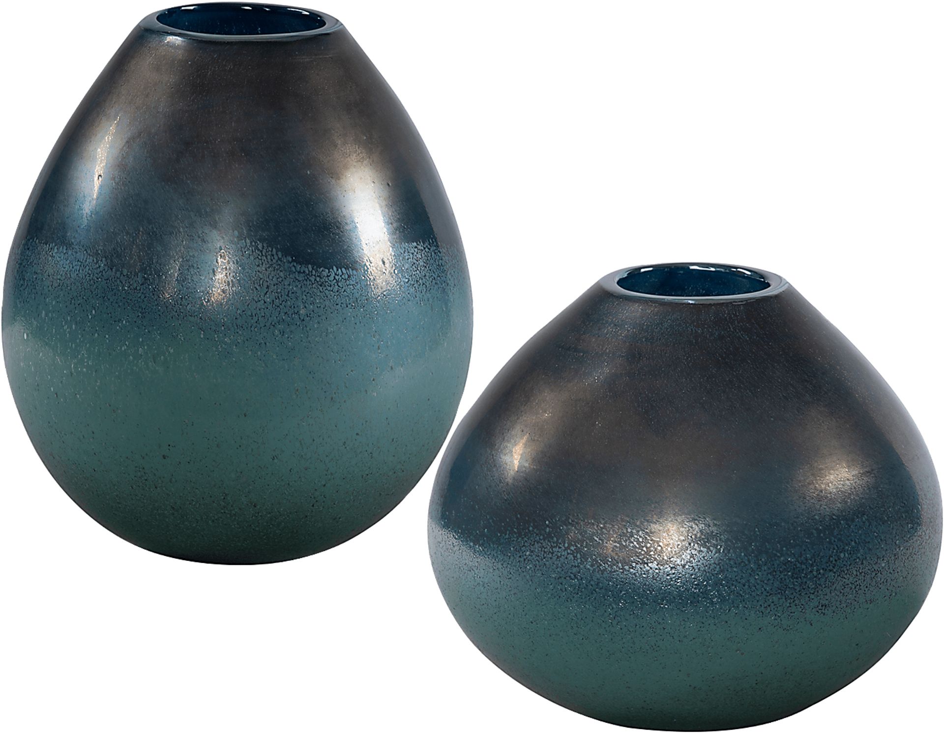 Shevlin Blue Vase, Set of 2 - Image 1