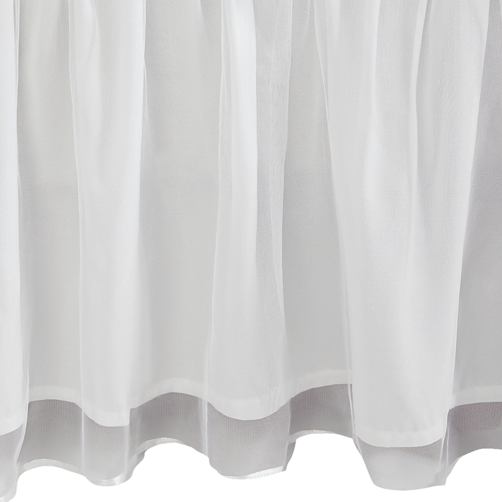 Sheyla White Twin Bed Skirt - Image 3