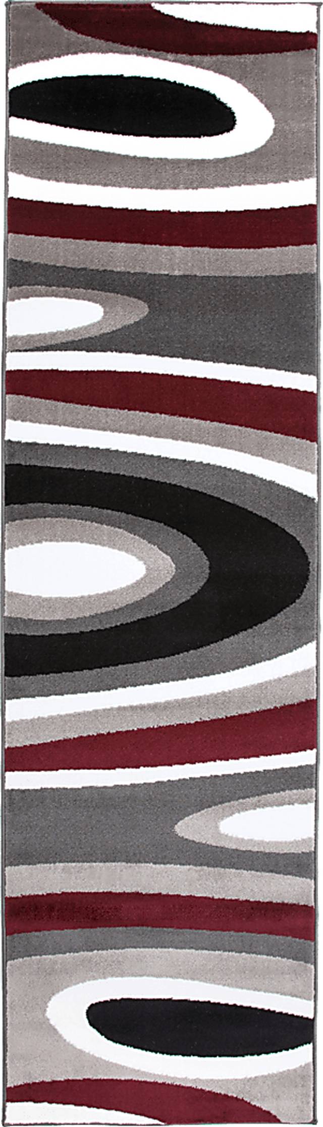 Sheyn Red 2' x 7'2 Runner Rug - Thumbnail - Image 1