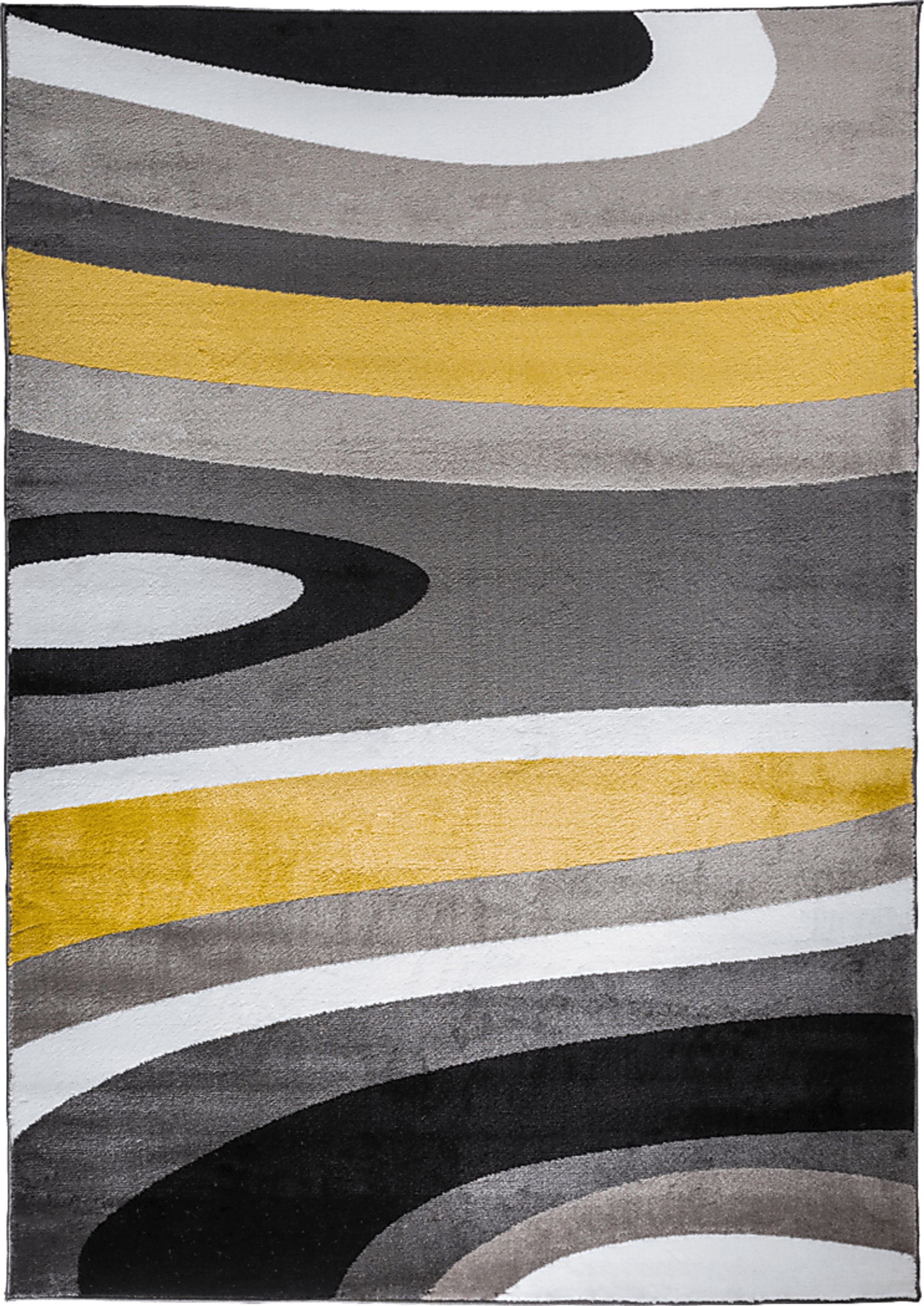 Sheyn Yellow 2' x 3' Rug - Image 1