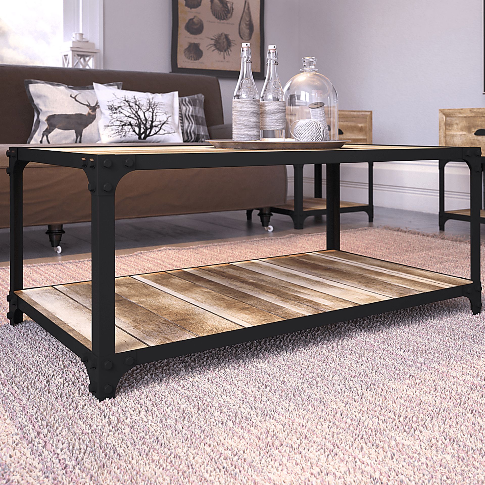 Shiaway Brown Cocktail Table - Image 7