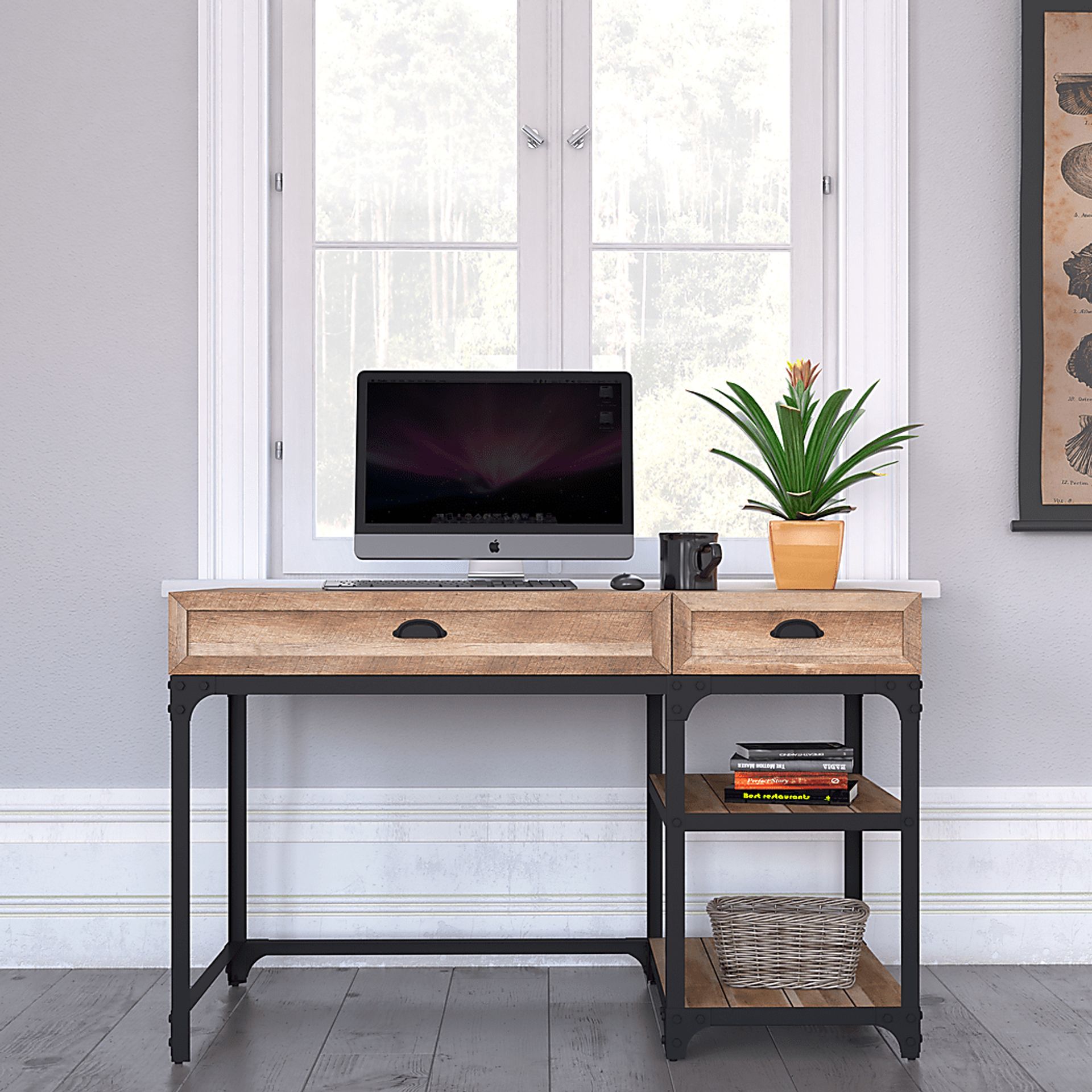 Shiaway Brown Desk - Image 6