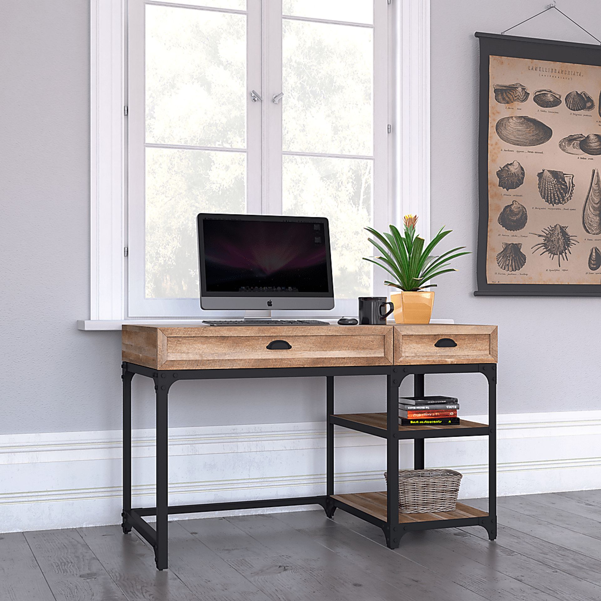 Shiaway Brown Desk - Image 7