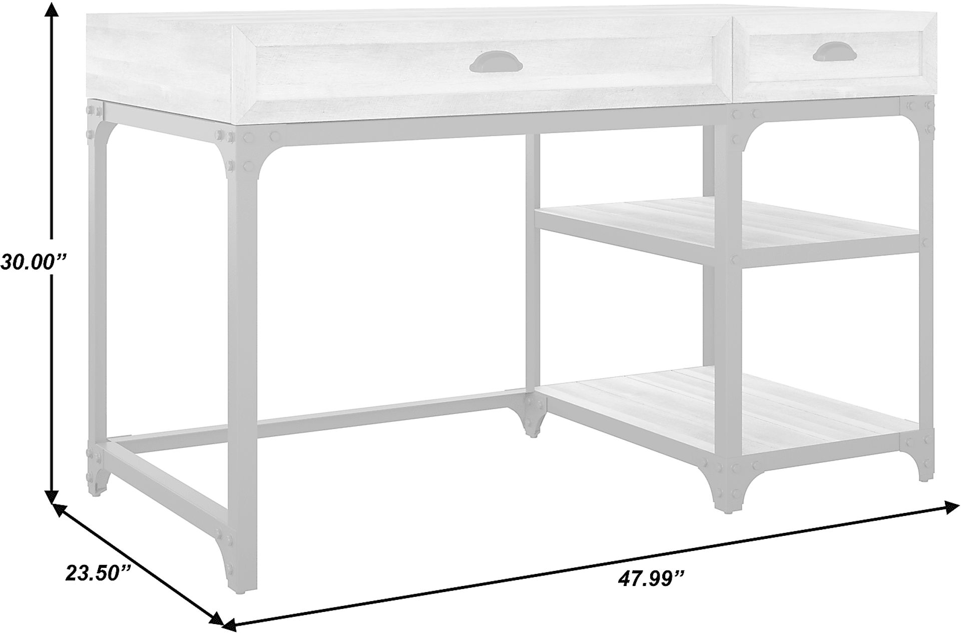 Shiaway Brown Desk - Image 9