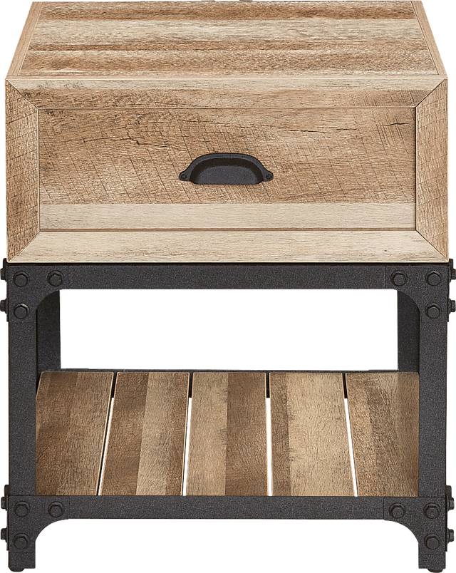 Shiaway Brown End Table - Thumbnail - Image 5