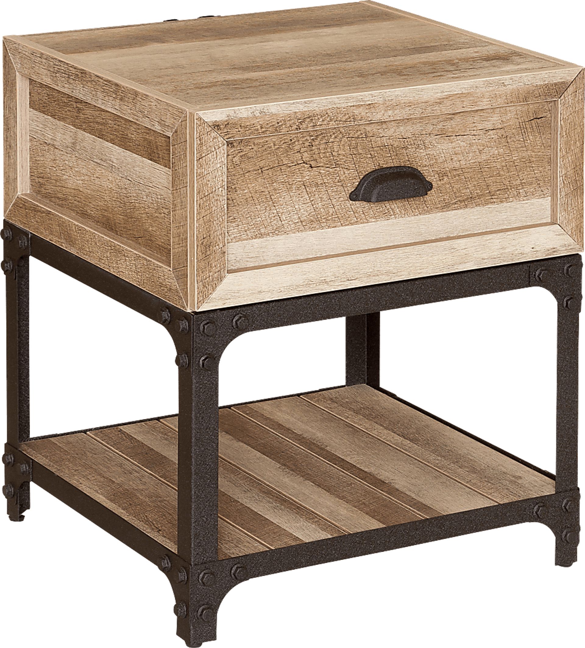 Shiaway Brown End Table - Image 1