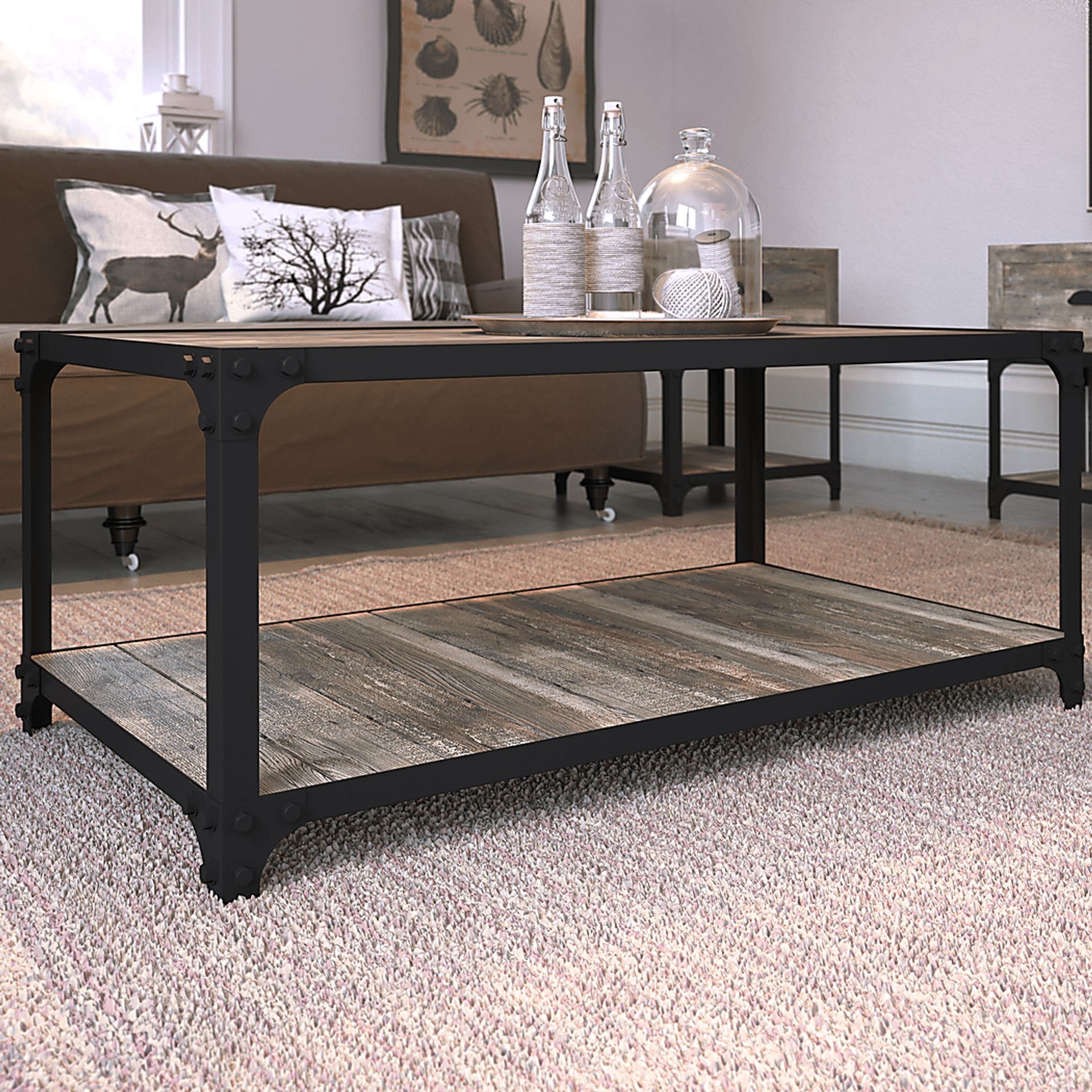 Shiaway Oak Cocktail Table - Image 7