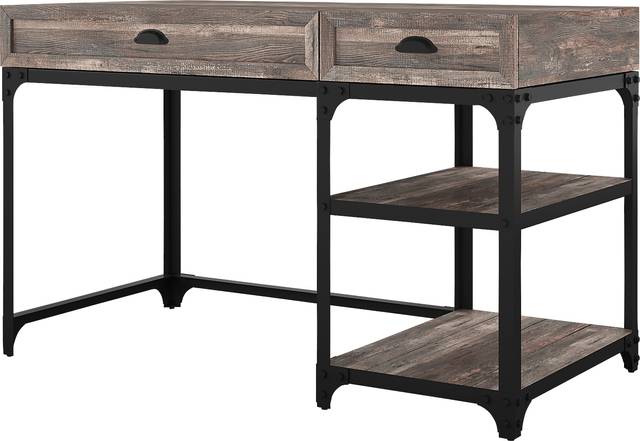 Shiaway Oak Desk - Thumbnail - Image 2