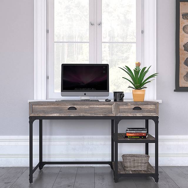 Shiaway Oak Desk - Thumbnail - Image 6