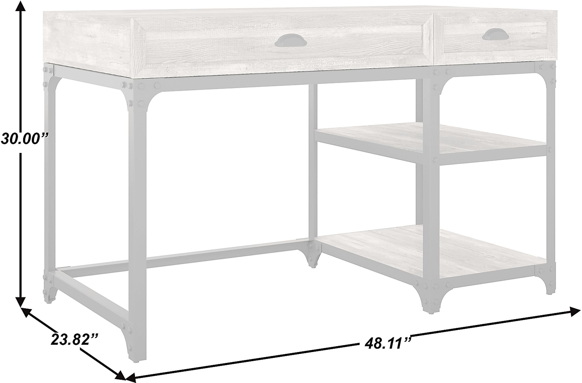 Shiaway Oak Desk - Image 9