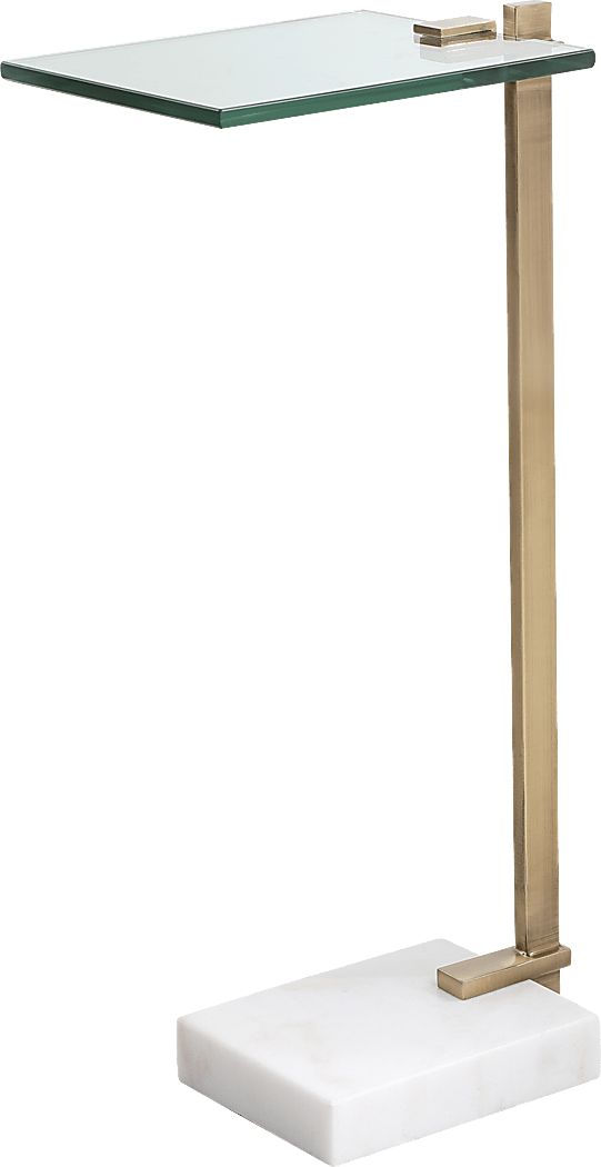 Shibell White Accent Table