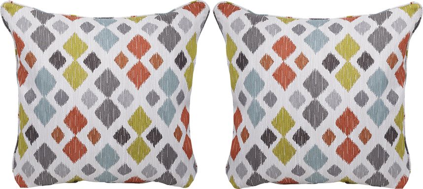 Shibui Tangerine Accent Pillows (Set of 2)