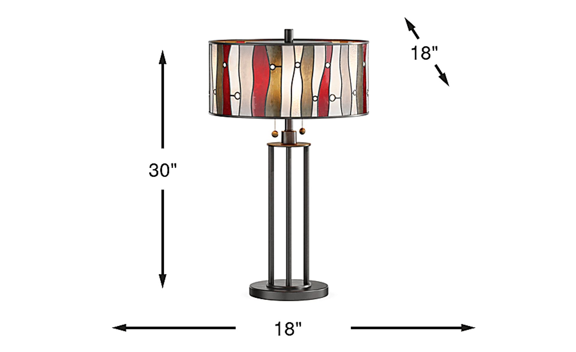 Dimension Image. Please refer to the Dimension Tab on this page for dimension details.