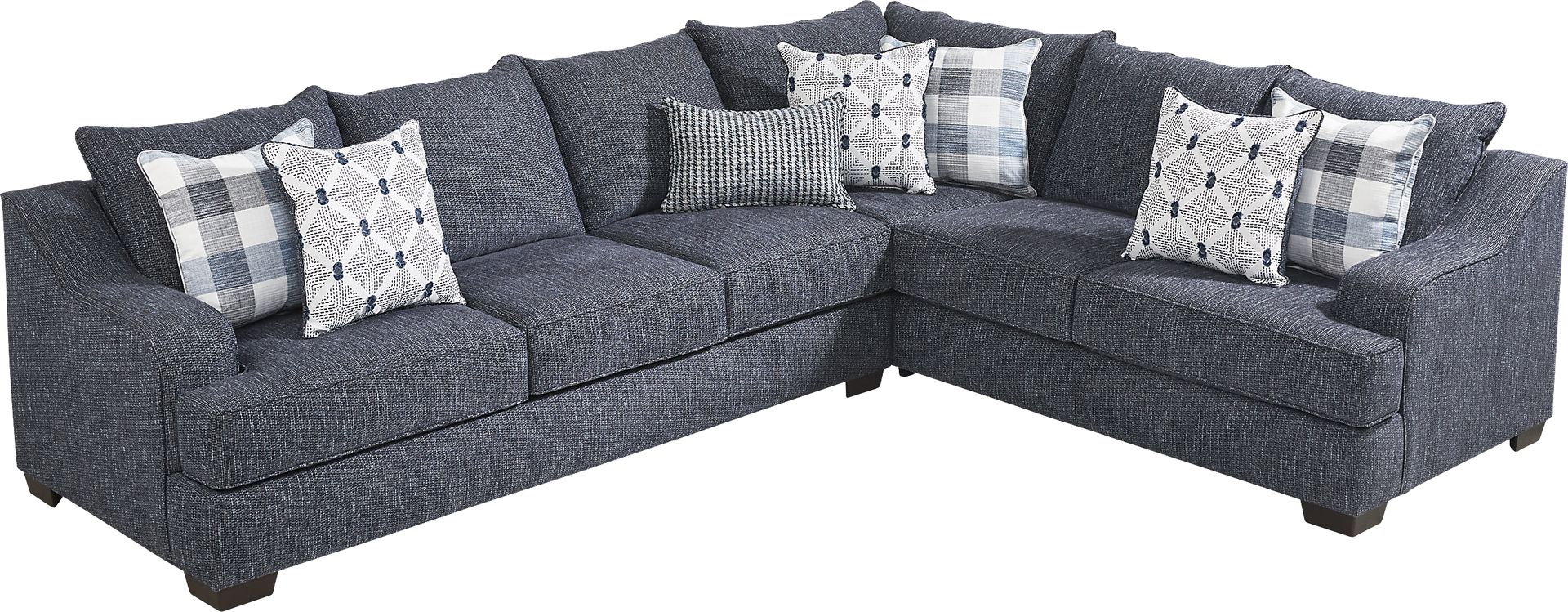 Shiloh Trail Indigo 2 Pc Sectional - Image 3