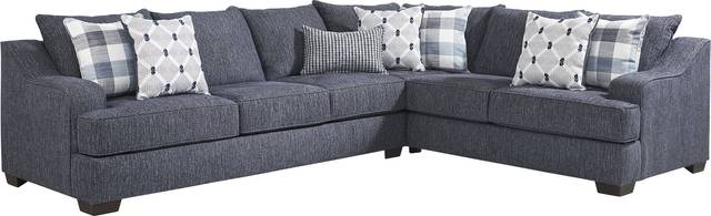 Shiloh Trail Indigo 2 Pc Sectional - Thumbnail - Image 1