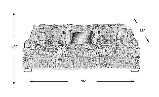 Dimension Image. Please refer to the Dimension Tab on this page for dimension details.