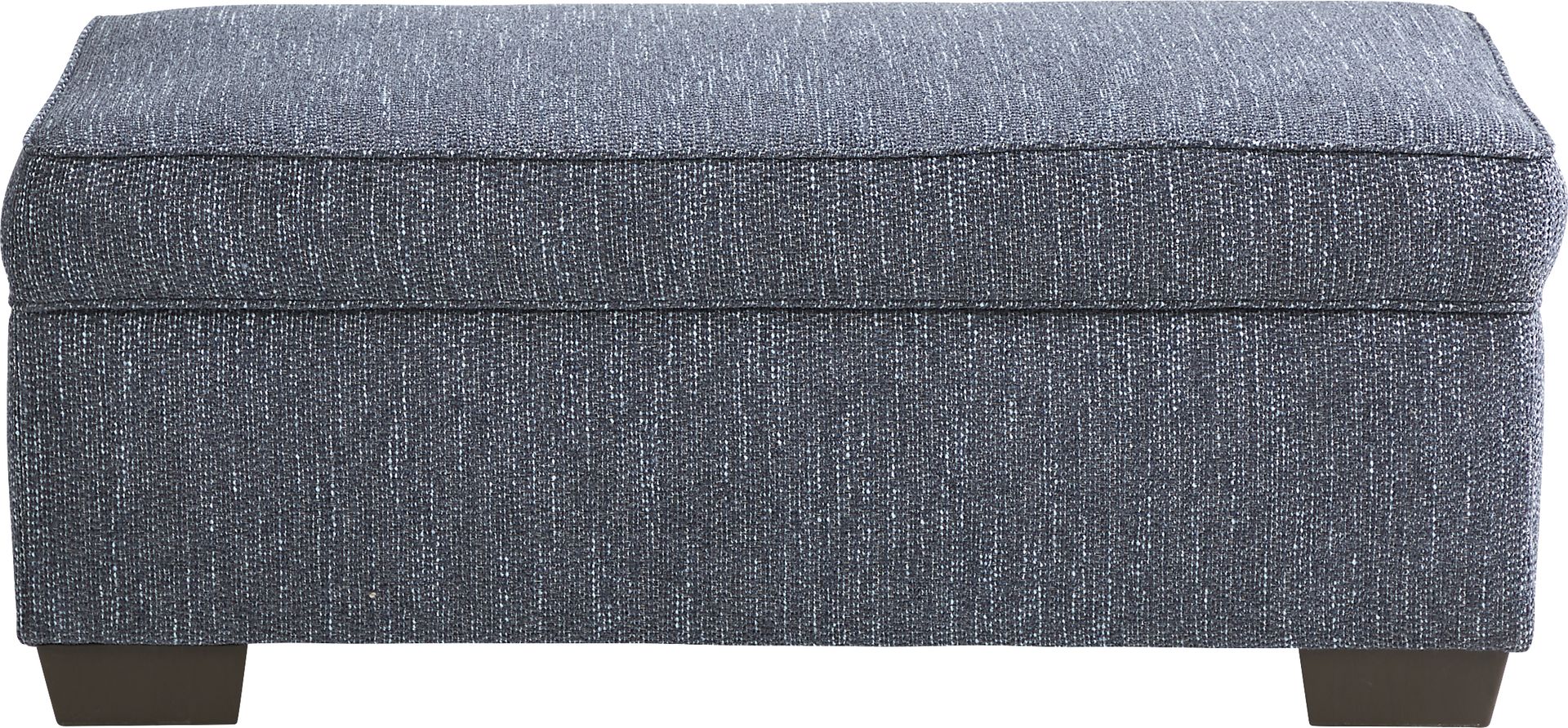 Shiloh Trail Indigo Storage Ottoman - Image 2