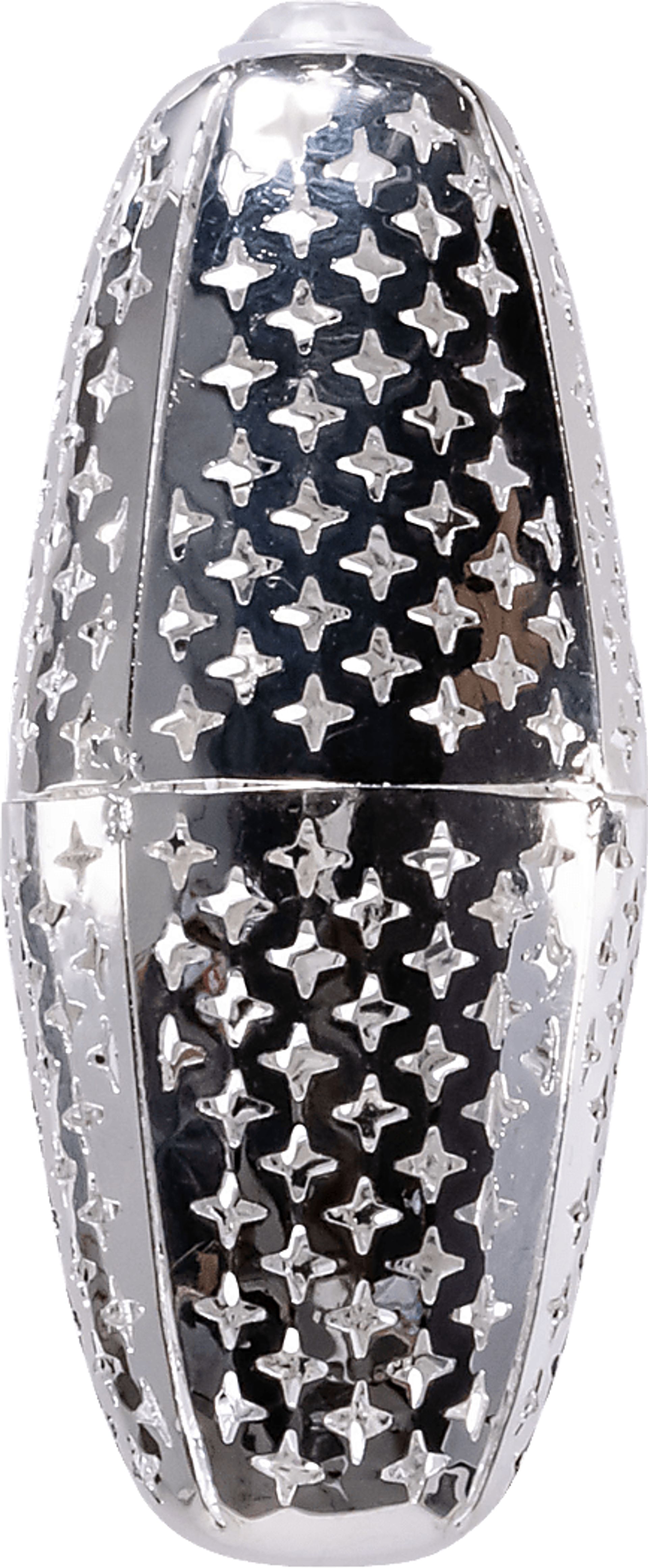 Shimmering Starscape Silver Outdoor Solar String Lights - Image 2