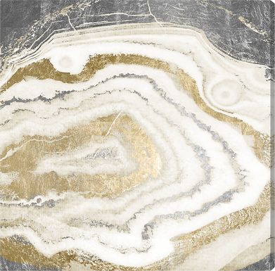 Shimmery Layers Gold Artwork