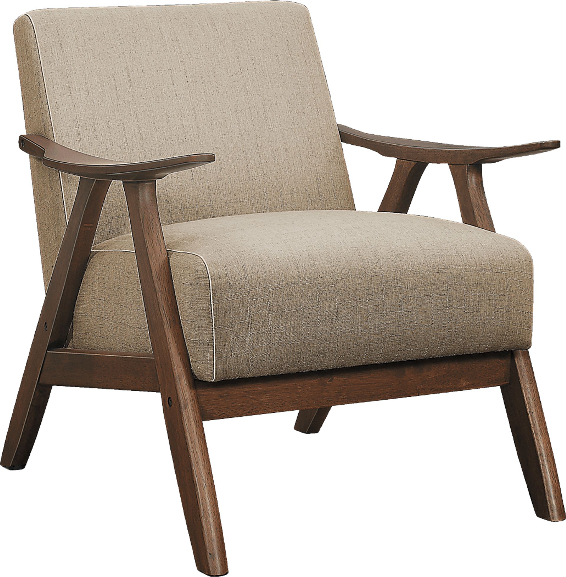 Shinano Brown Accent Chair - Image 1