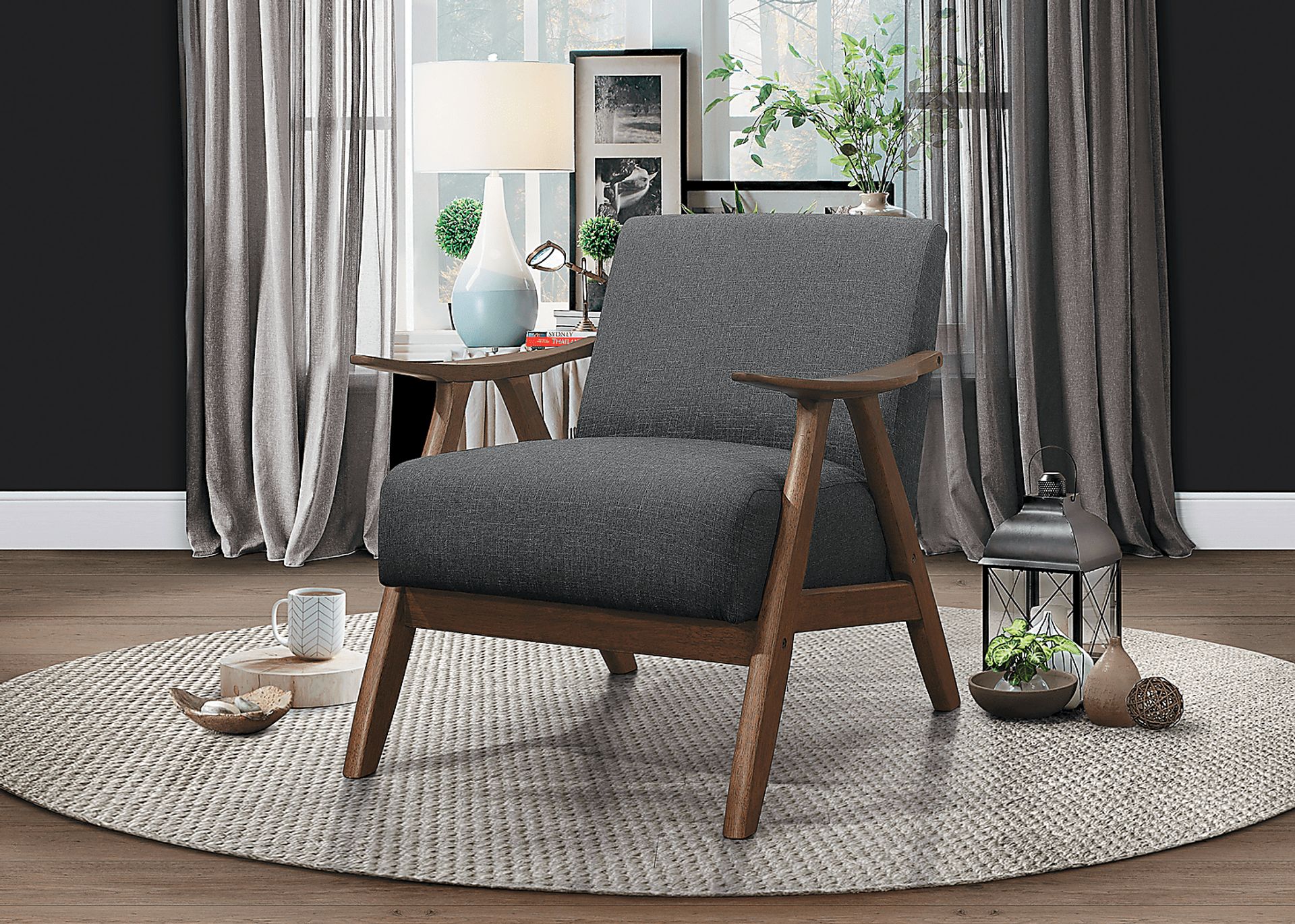 Shinano Gray Accent Chair - Image 6