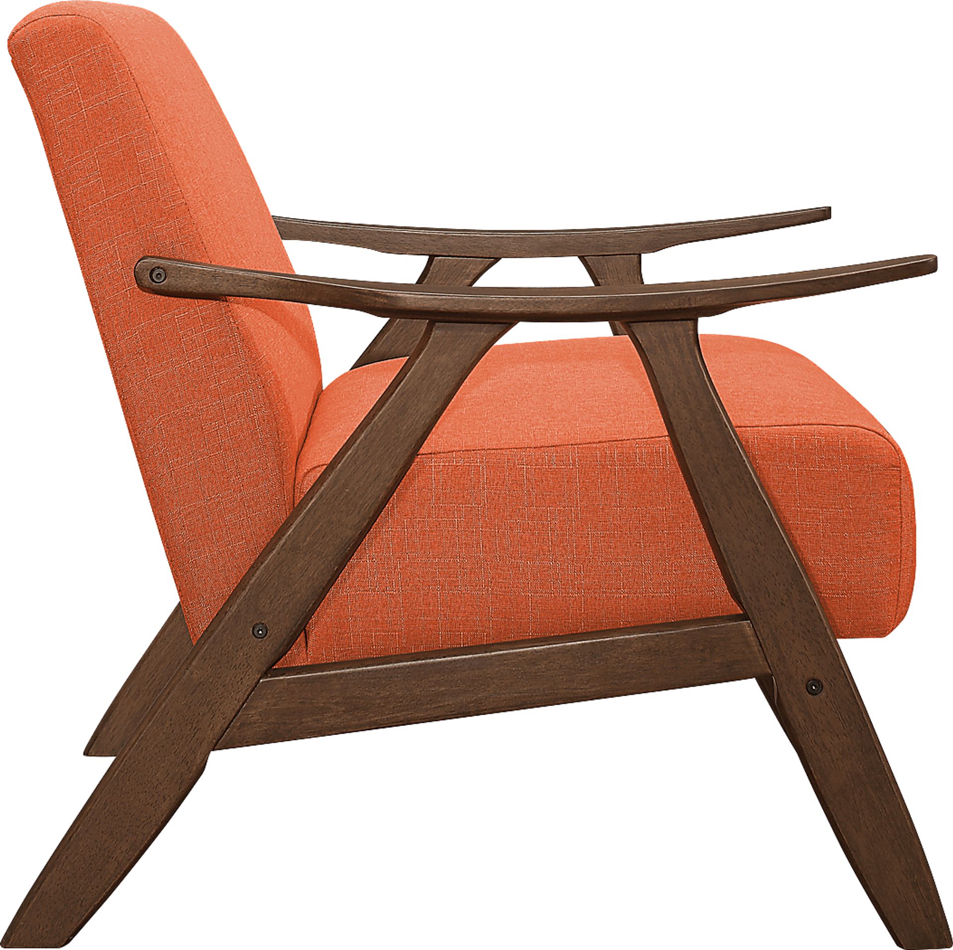 Shinano Orange Accent Chair - Image 4