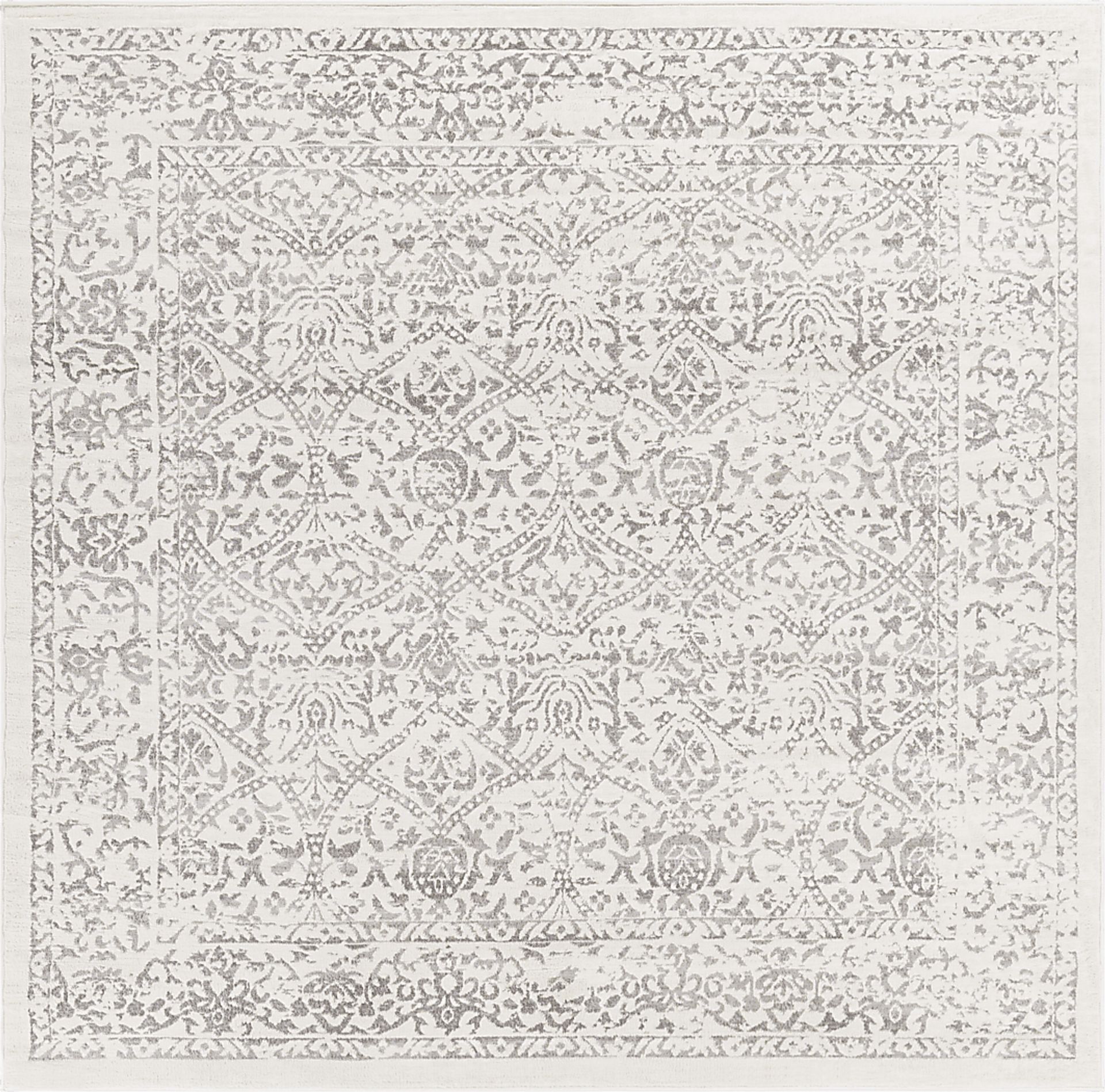 Shinnwood I Off-White 6'7 Square Rug - Image 1