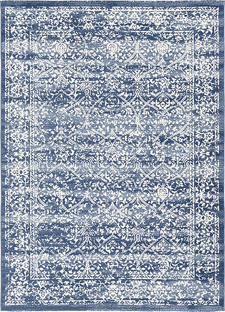 Shinnwood II Blue 5'3 x 7'1 Rug