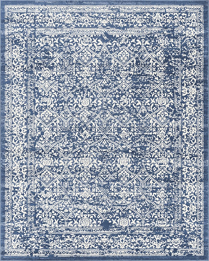 Shinnwood II Blue 7'10 x 10' Rug