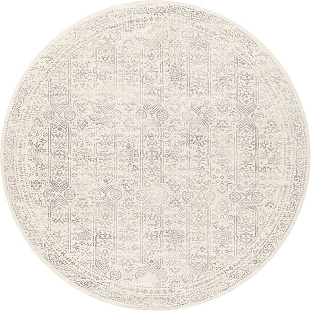 Shinnwood III Cream 6'7 Round Rug - Thumbnail - Image 1