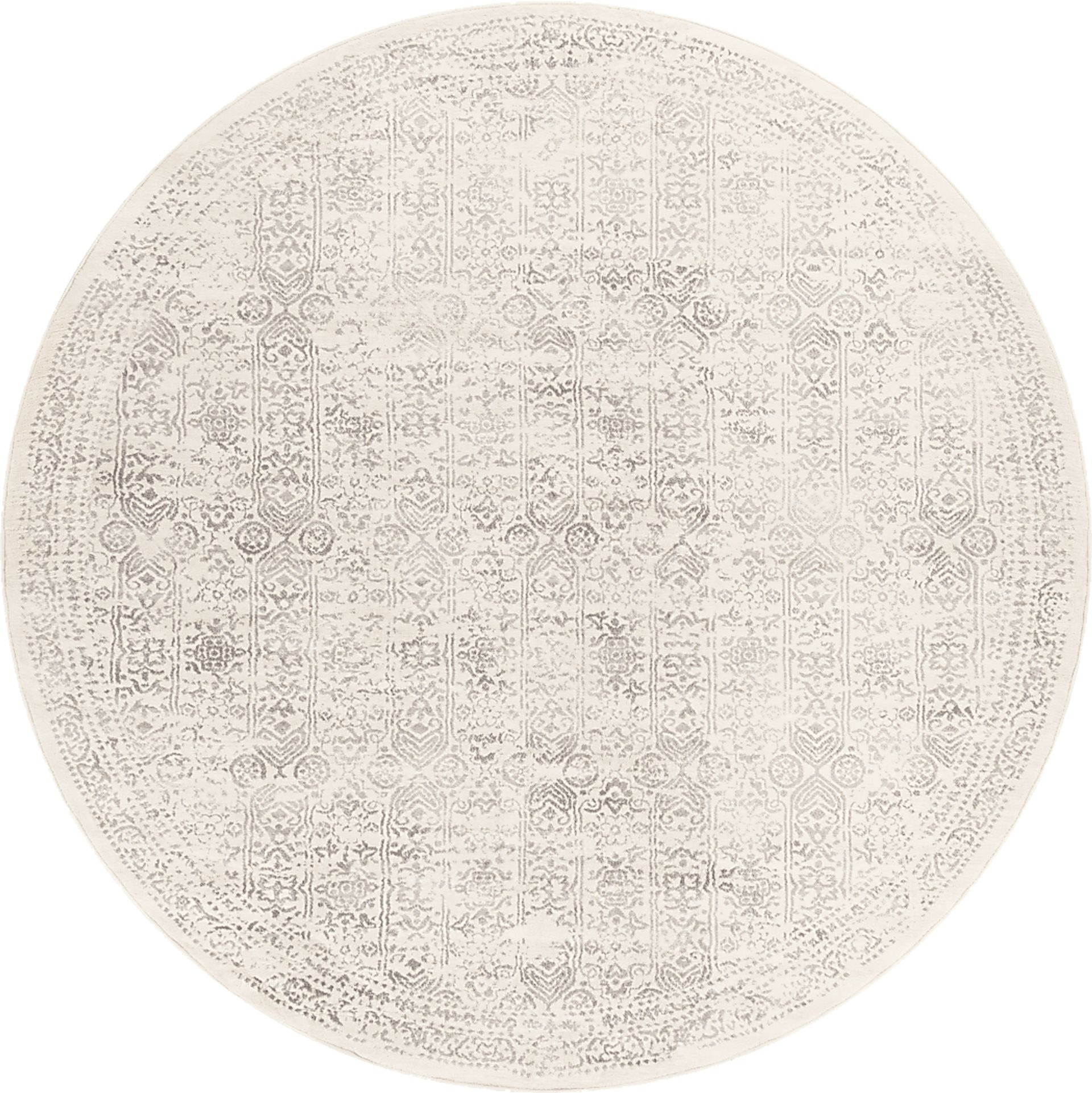 Shinnwood III Cream 7'10 Round Rug - Image 1