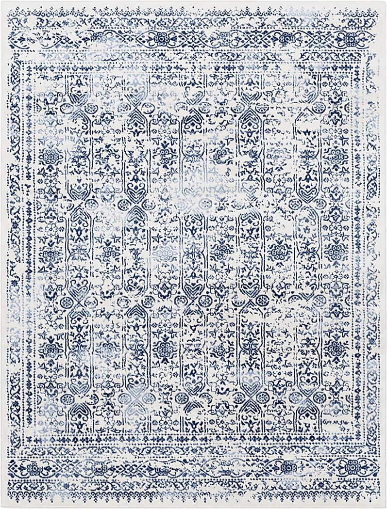Shinnwood IV Blue 5'3 x 7'1 Rug