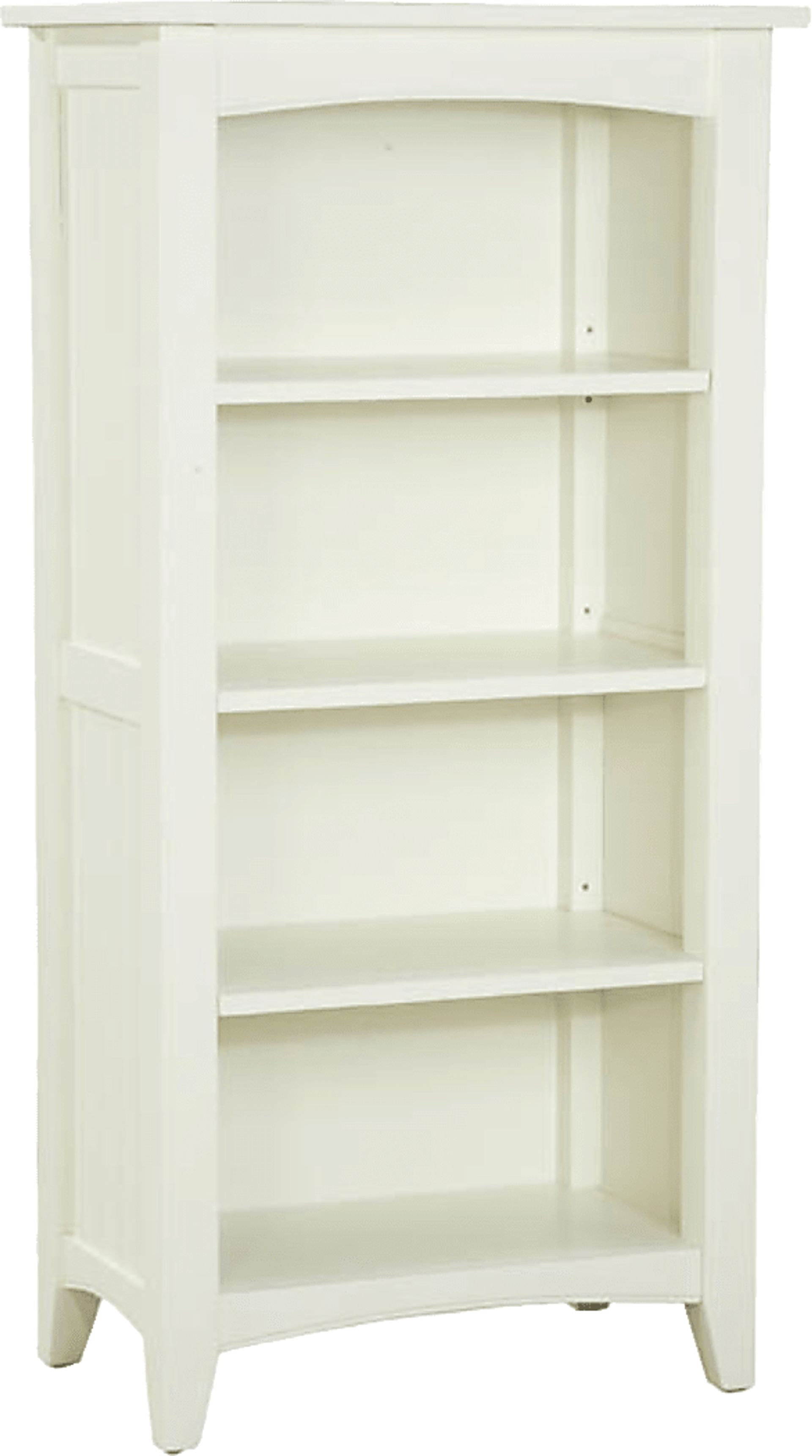 Shinob Ivory 3-Shelf Bookcase - Image 1