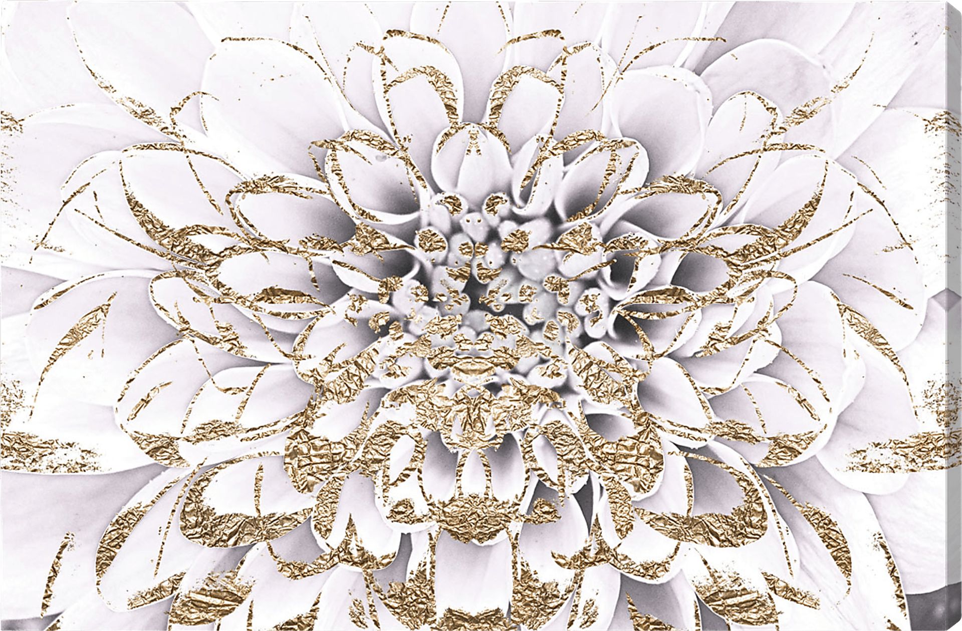 Shiny Flower White Artwork - Image 1