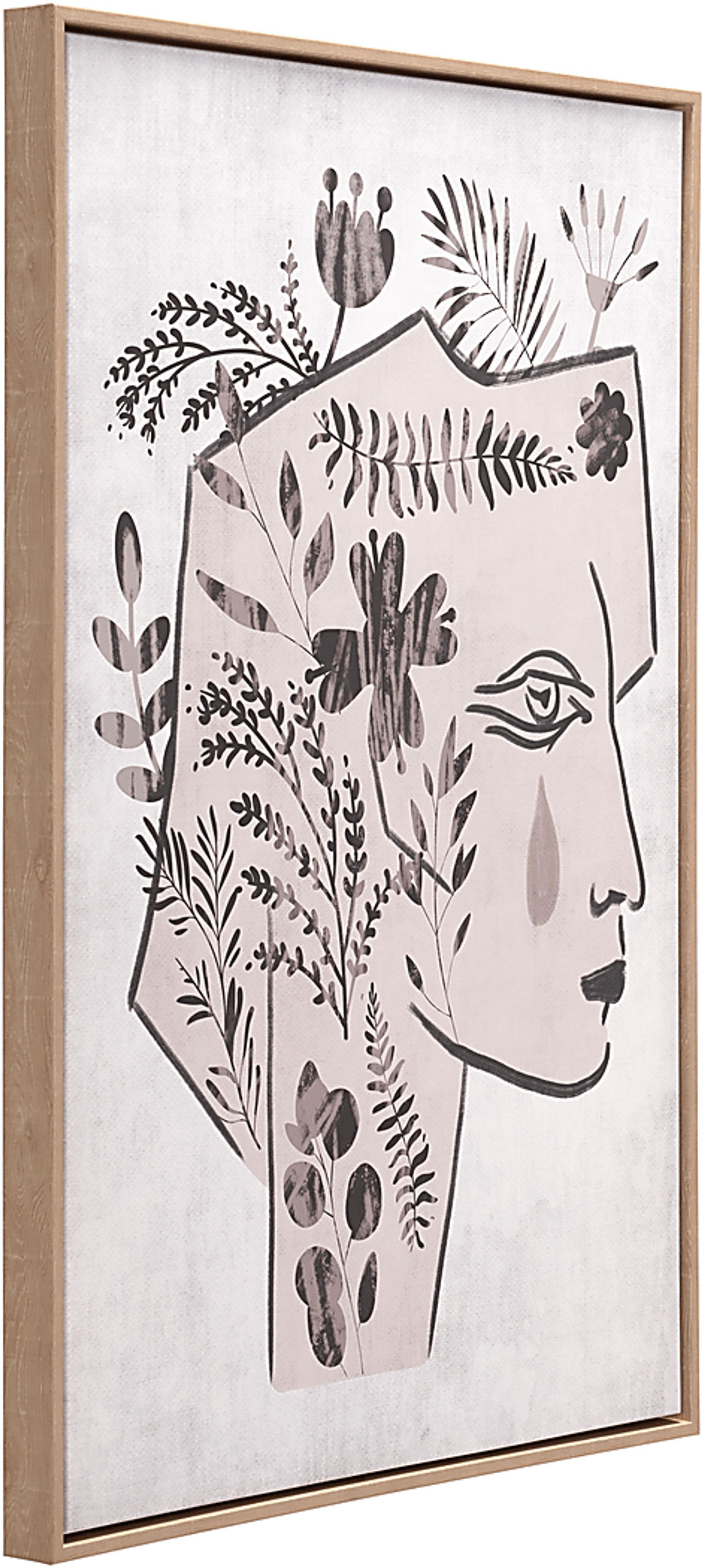 Shirah White Wall Art - Image 2
