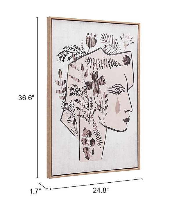Shirah White Wall Art - Thumbnail - Image 7