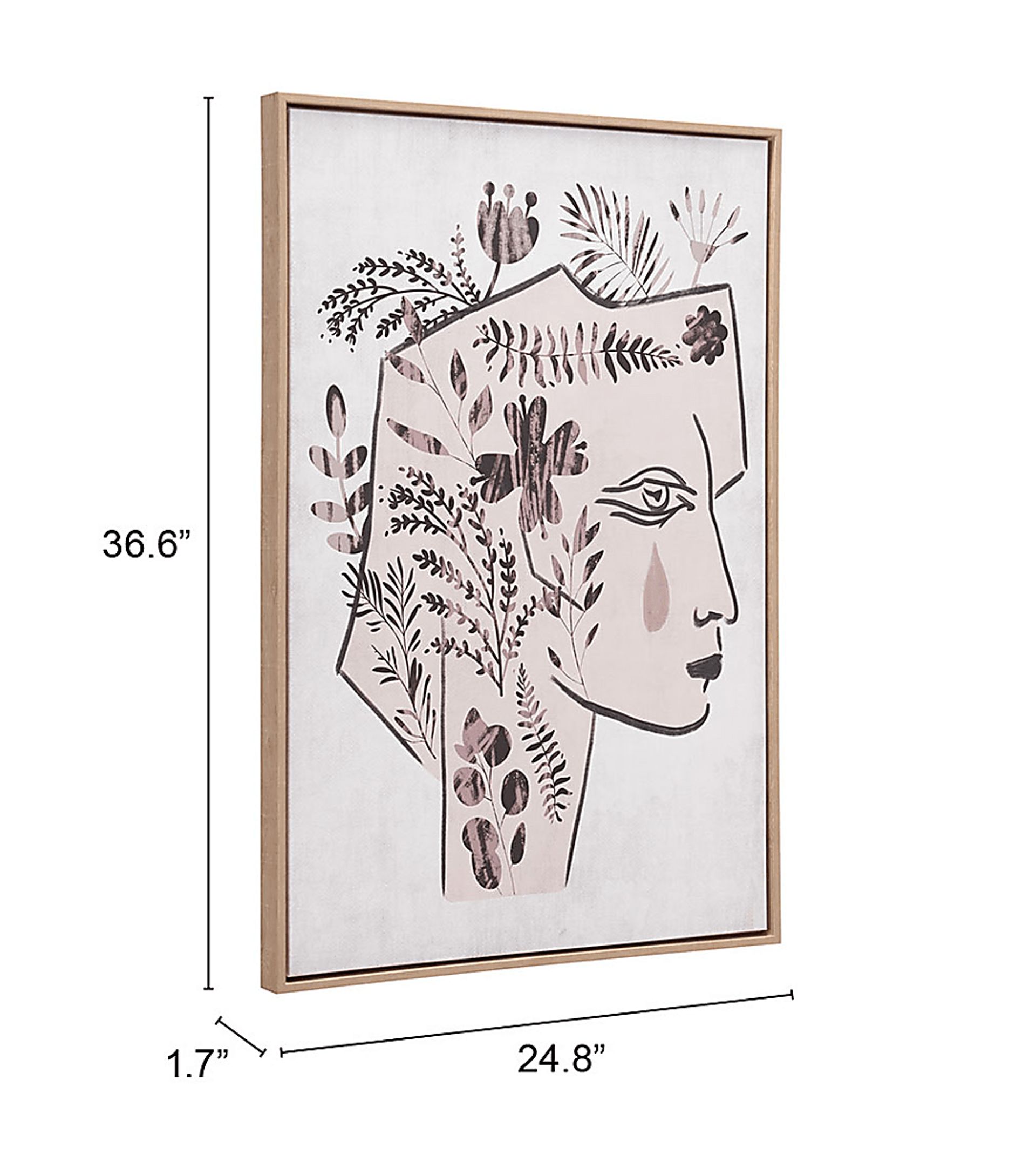 Shirah White Wall Art - Image 7