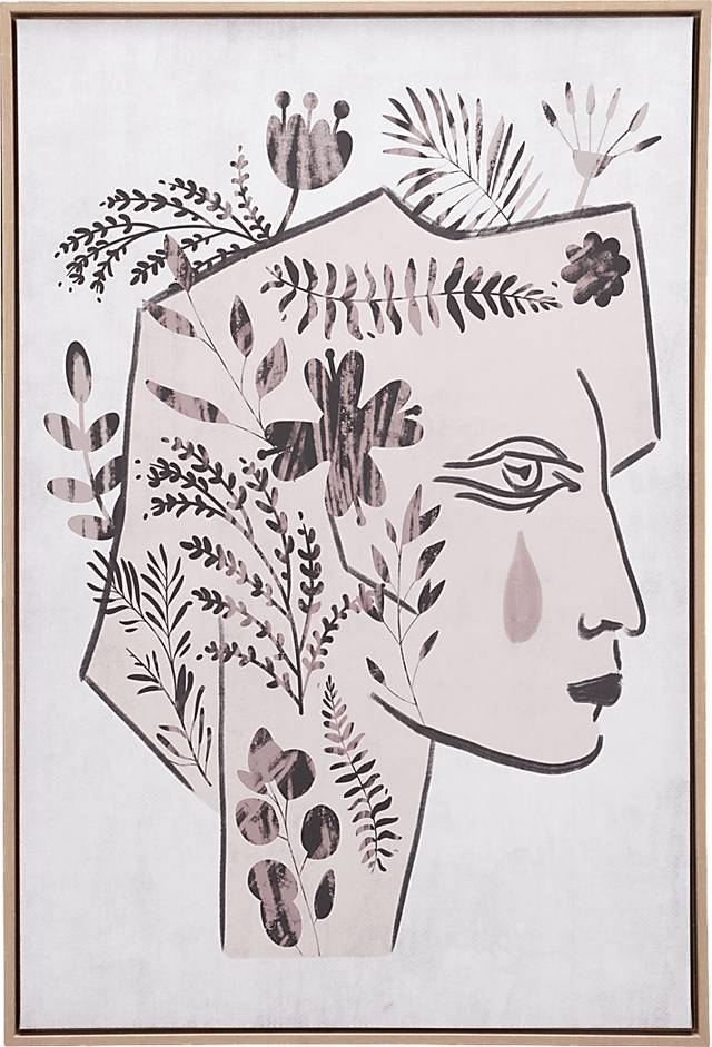 Shirah White Wall Art - Thumbnail - Image 1