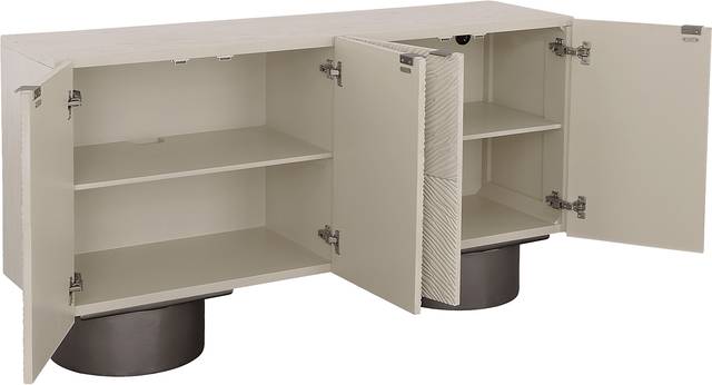 Shirecliffe White Credenza - Thumbnail - Image 4