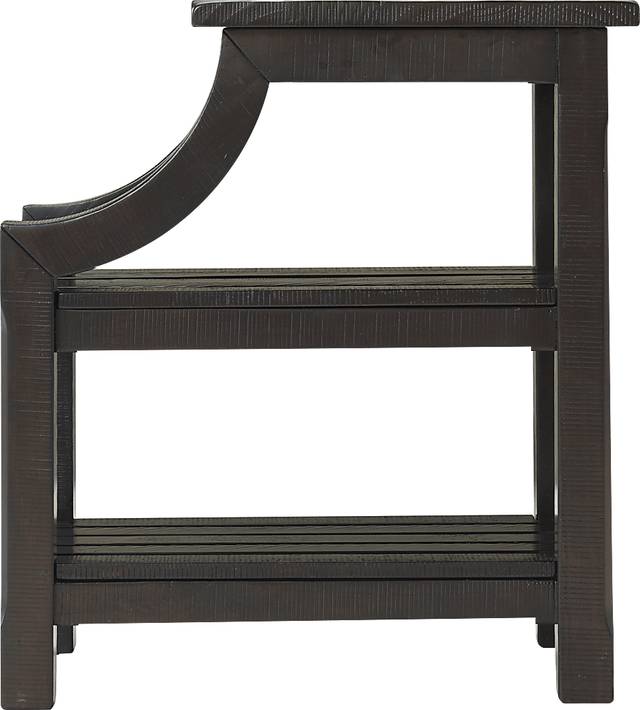 Shireton Brown Chairside Table - Thumbnail - Image 4