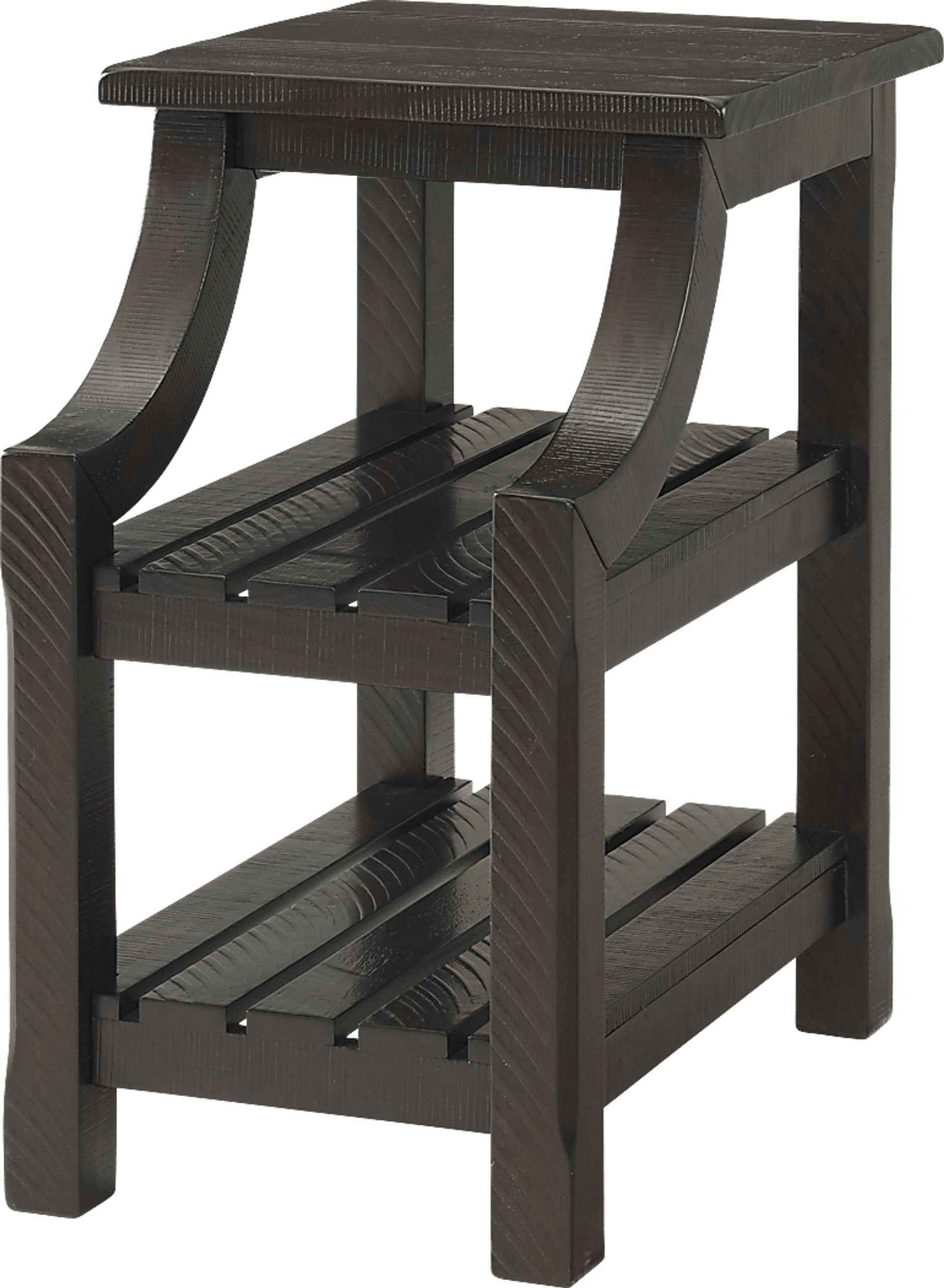 Shireton Brown Chairside Table - Image 1