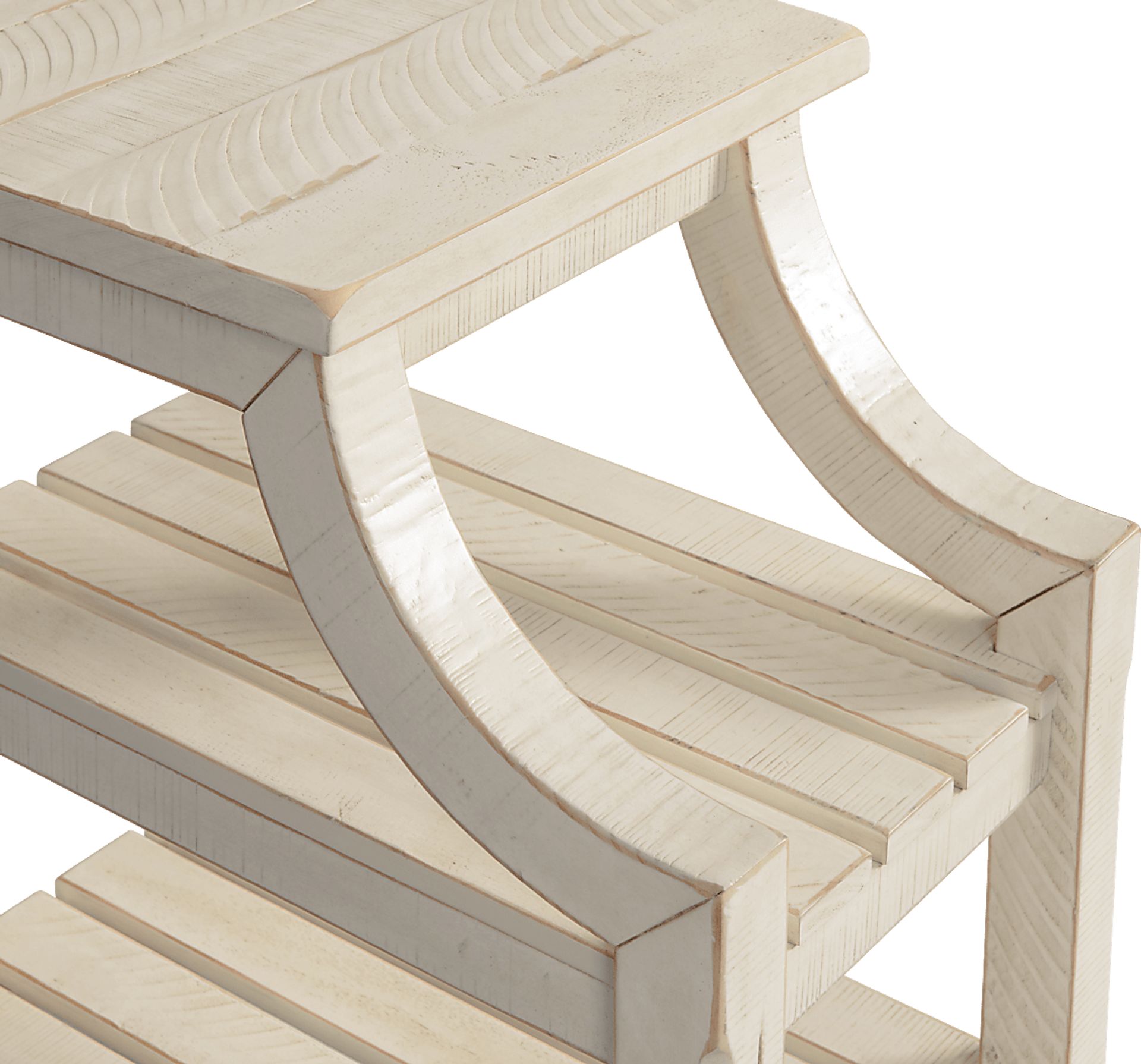 Shireton White Chairside Table - Image 3