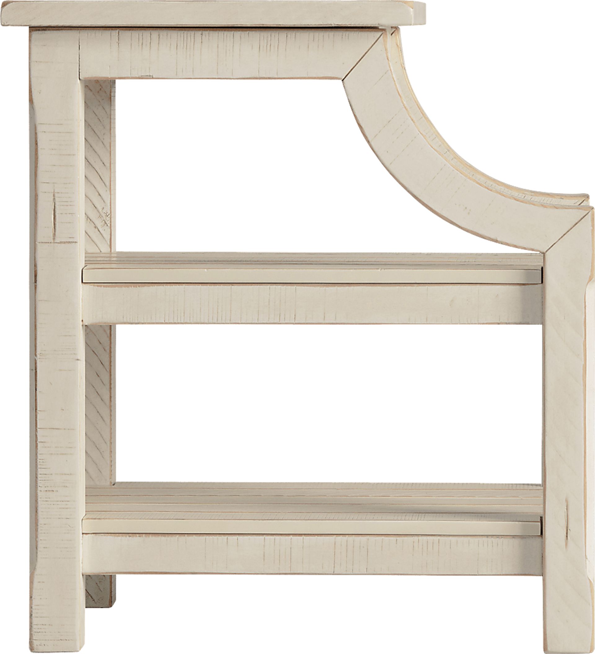 Shireton White Chairside Table - Image 4
