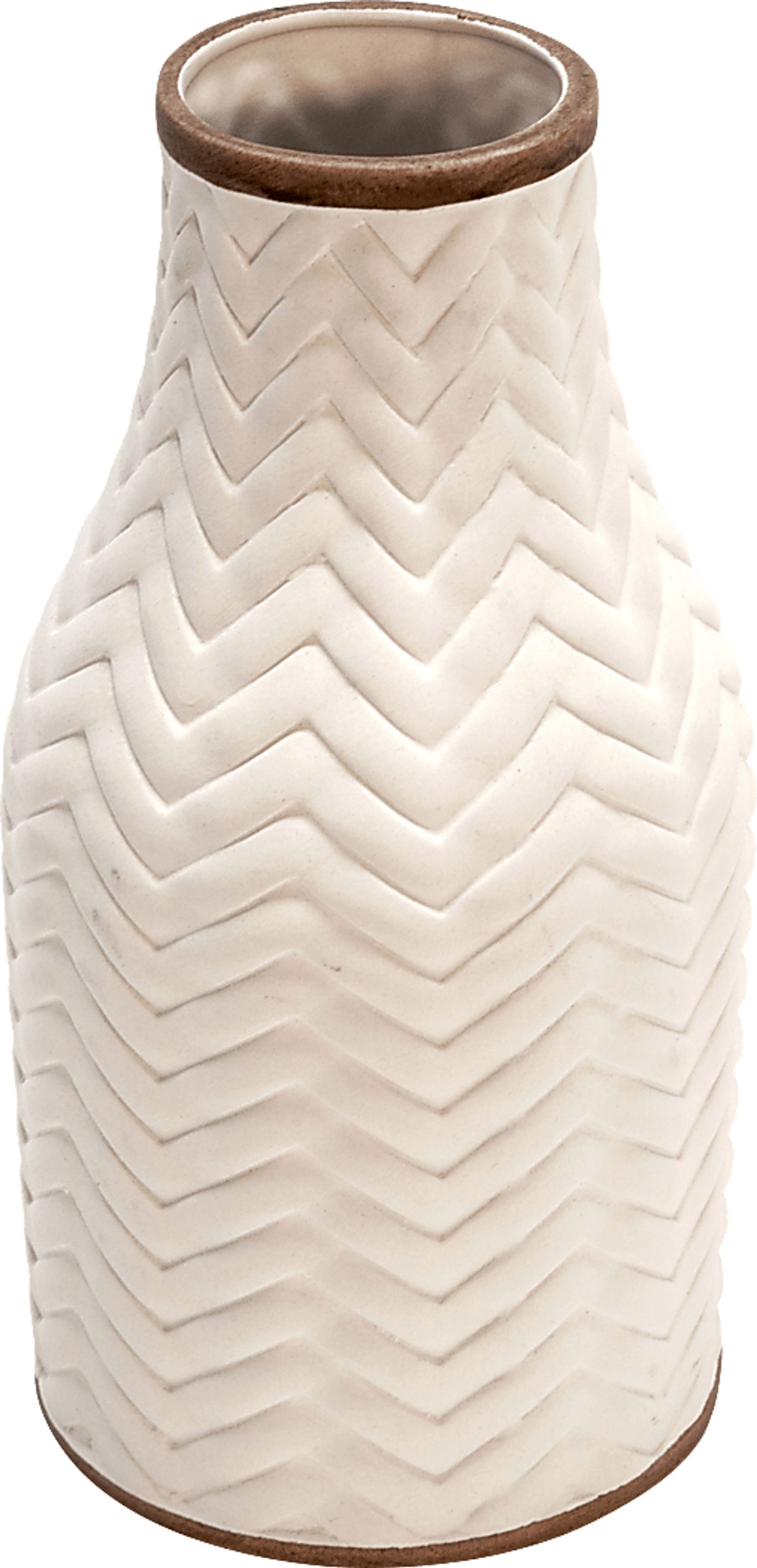 Shirra White Vase - Image 1